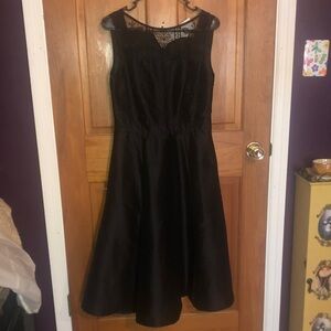 Custom Designed Black Sleeveless Dress